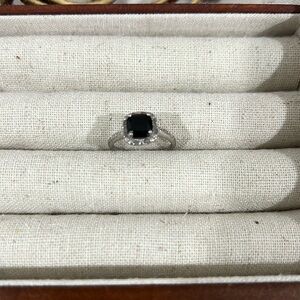 Sapphire and diamond ring size 7